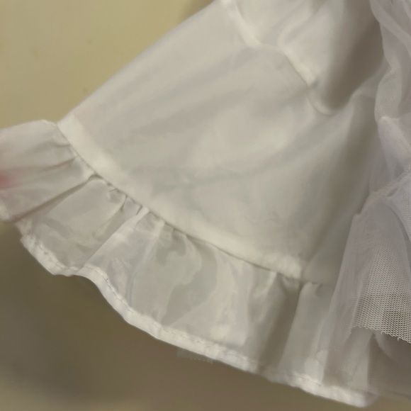 Short White Crinoline Underskirt Petticoat. Girls L-XL or Ladies Small - Picture 4 of 7